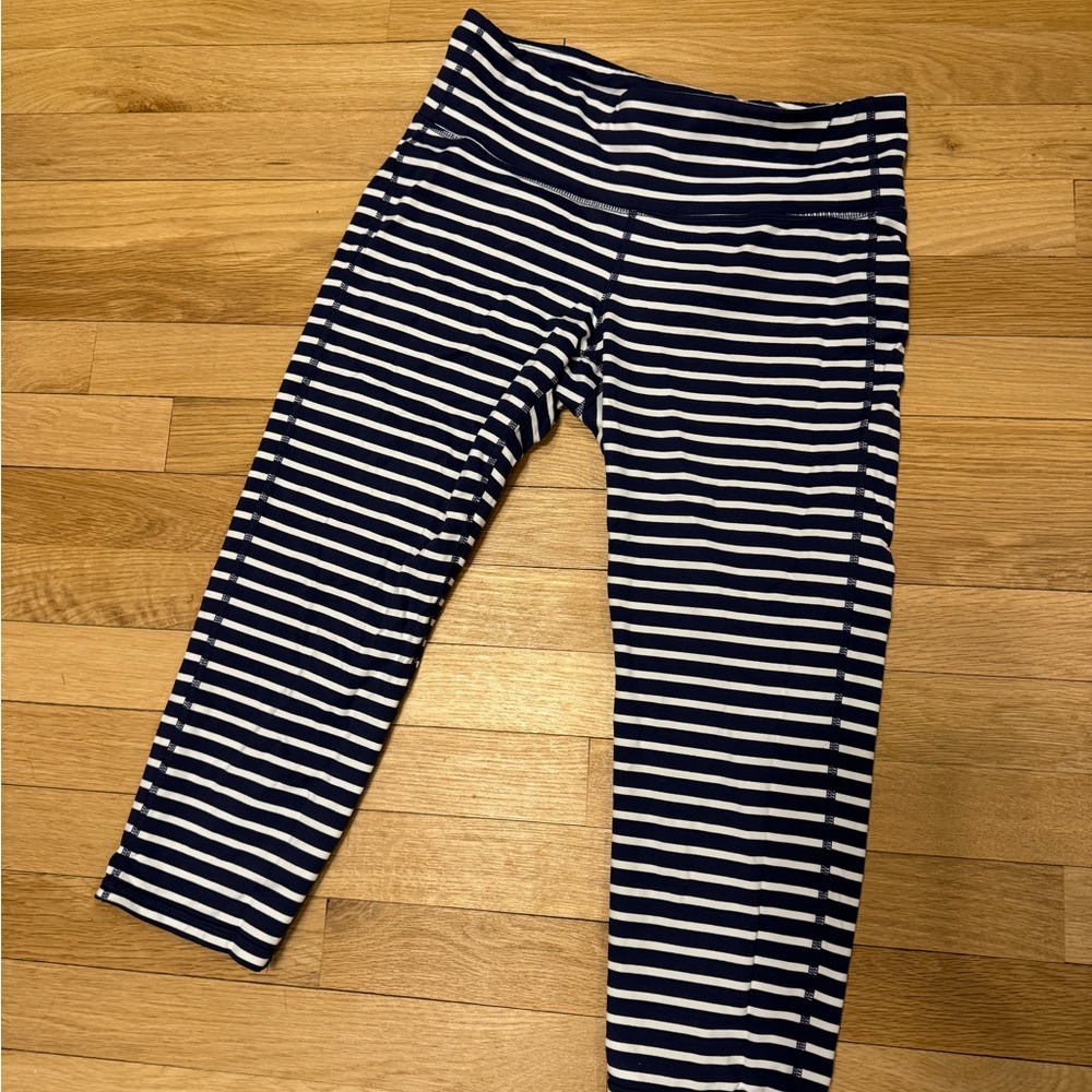 Athleta Striped crops